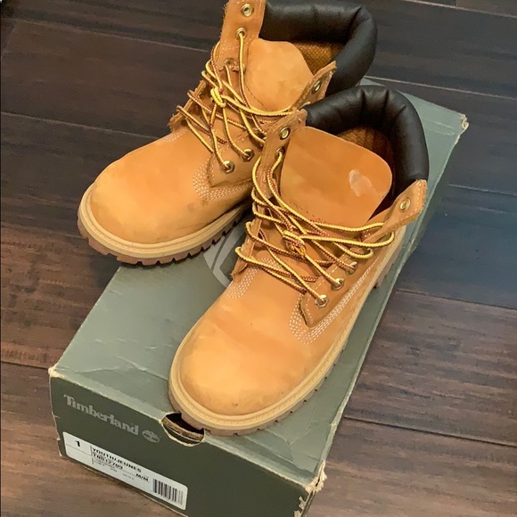 size 1 timberland boots